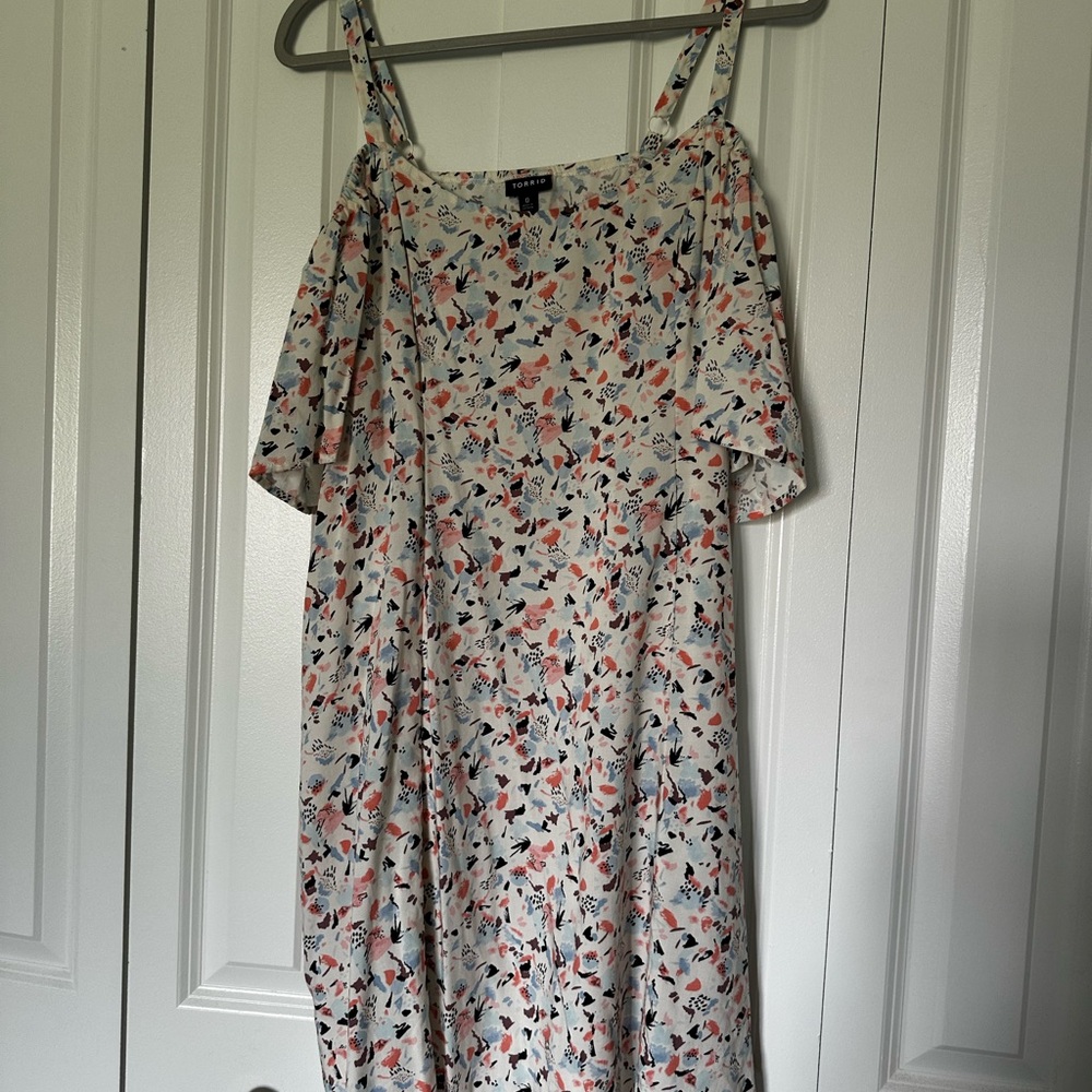 Floral Off-Shoulder Dress